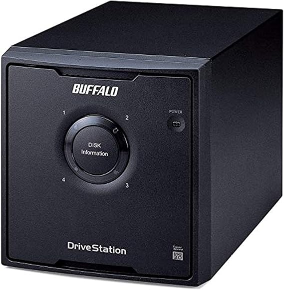 BUFFALO DriveStation Quad 4-Bay 24TB (4x6TB) TAA Desktop External Hard Drive USB 3.2